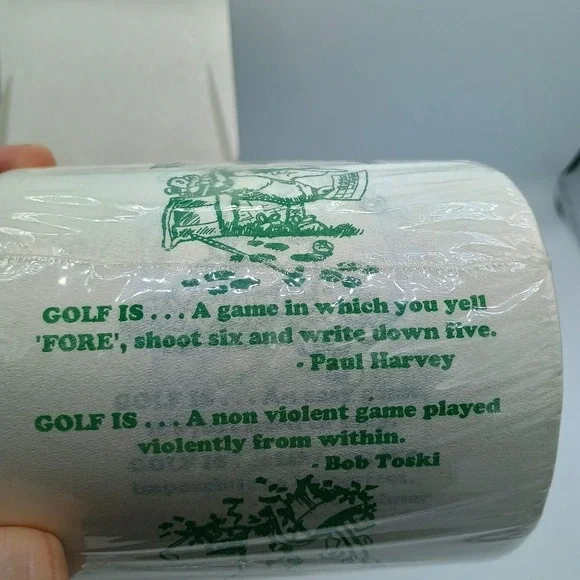Golf Is .. Funny Golf Toilet Paper Joke Gag Gift - Picture 4 of 4